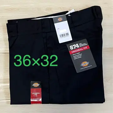 [ 미사용 새상품 ] 디키즈 874 블랙 36 x 32