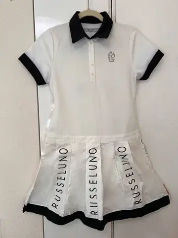 RUSSELUNO 골프 카라 부착 원피스 S-M 사이즈 상당