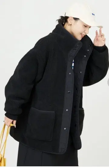 FREAK'S STORE 리버서블 퀼팅 보아 자켓