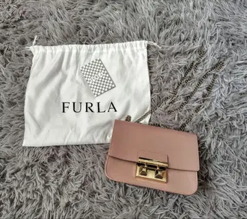새상품 FURLA 훌라 메트로폴리스 핑크 베이지