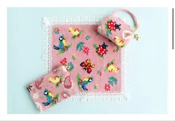 치카자와 레이스 페이러 손수건 티슈 파우치