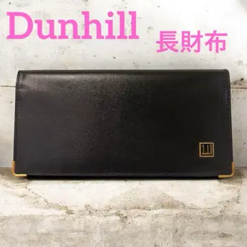 새상품급 dunhill 던힐 블랙 가죽 장지갑