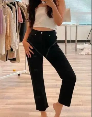 더 버진즈 feel 데님 블랙