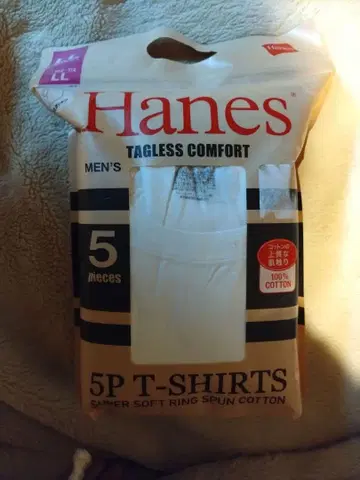 Hanes 남성용 T셔츠 5매 세트 LL