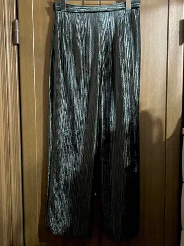 Leilian 레리안 [ 광택 입체 벨로아 팬츠 ]