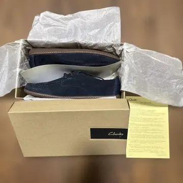 Clarks 네이비 데크 슈즈 28cm