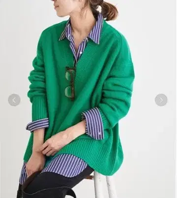 새상품급 프레임워크 울 캐시미어 V넥 니트 F 최근 프레임워크