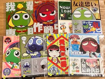 개구리 중사 케로로 스티커 카드 케로로 기로로 도로로