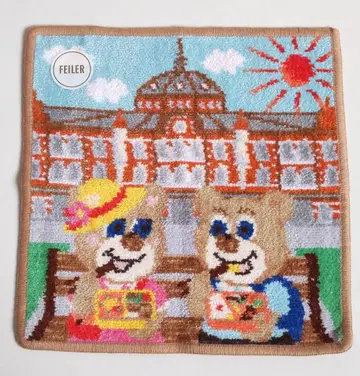 페이러 도쿄 소풍날 손수건 새상품 테디