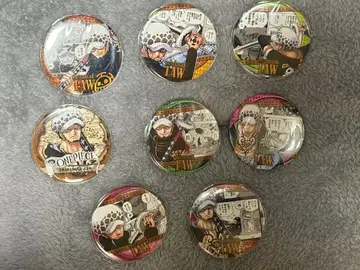 원피스 컬렉션 캔뱃지 HERO 트라팔가 로 8개 세트