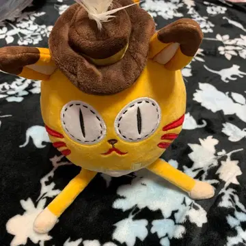 고양이 캐릭터 봉제 인형 5 로고 포함