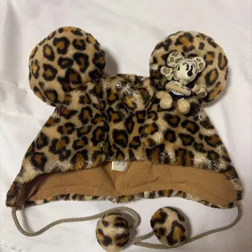 Disney 디즈니 리조트 팬캡 모자 레오파드 무늬 레오파드