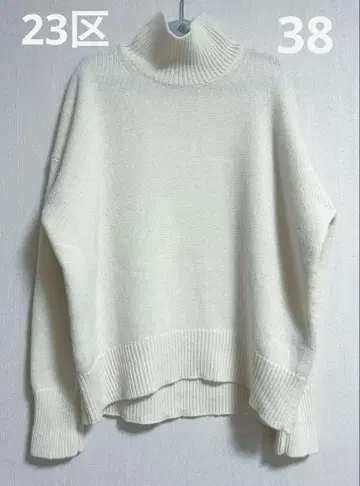 23구 워셔블 울 캐시미어 터틀넥 M [새상품급]