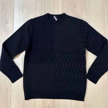 조셉옴므 스웨터 니트 다크 네이비 패턴 JOSEPH HOMME 조셉