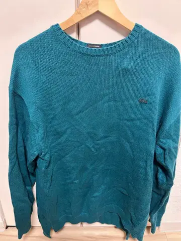[ 새상품급 ] LACOSTE 터콰이즈 니트 스웨터 M