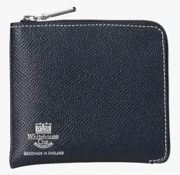 White House Cox 컴팩트 L자 지퍼 지갑 코인 케이스
