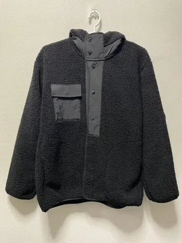 GU ENGINEERED GARMENTS 보아 플리스 스냅 후드티 L