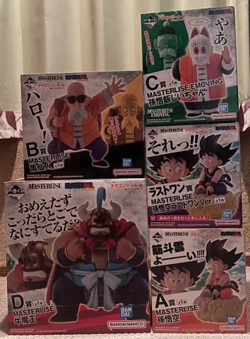 제일복권 드래곤볼 거북선류의 맹자들 5종 세트