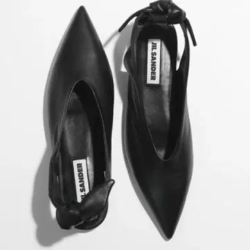 새상품급 JILSANDER 스틸레토 플랫슈즈 펌프스 38