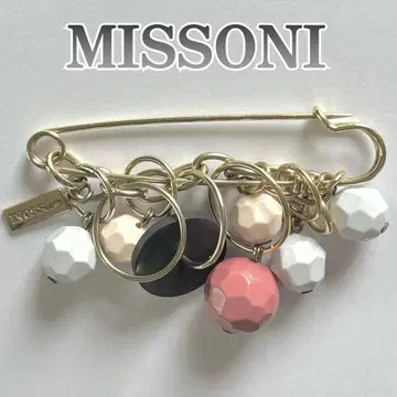MISSONI 브로치 스카프 고정용 머플러 고정용 안전핀 미쏘니