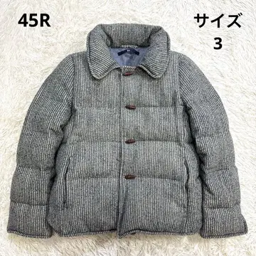 [ 새상품급 ] 45R 다운 자켓 토글 버튼 스트라이프 3