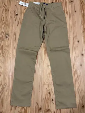 NAVY RICH COLORS 테이퍼드 팬츠 남성용 베이지