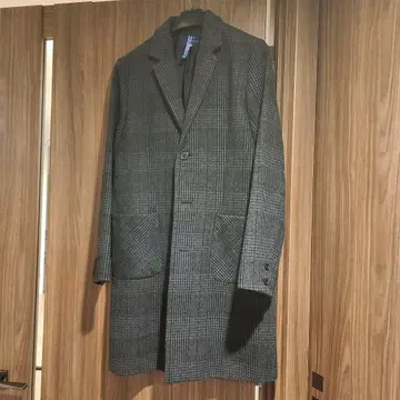 [ URBAN RESEARCH ] 그레이 계열 체크 체스터 코트