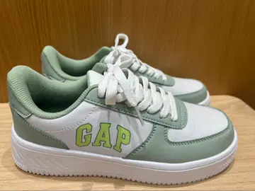 GAP 로고 스니커즈 민트 그린 x 화이트 24.0cm 신발