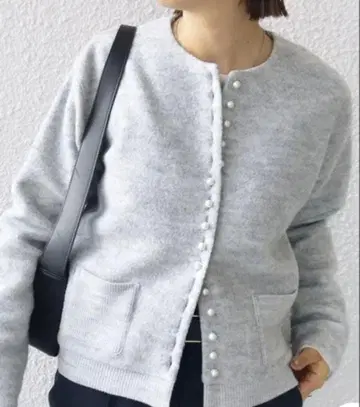 SHIPS 펄 버튼 가디건