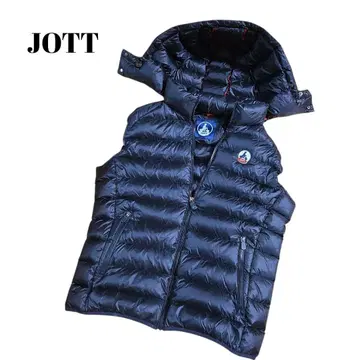 JOTT 조트 와펜 후드 부착 다운 베스트 빅 사이즈