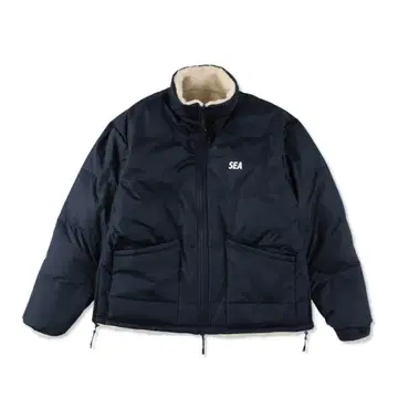 WINDANDSEA 네이비 다운 자켓
