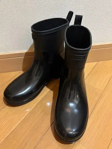 HUNTER 레인부츠 UK8 25cm 블랙