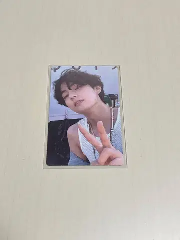 memories 2021 태태 V 트레이딩 카드