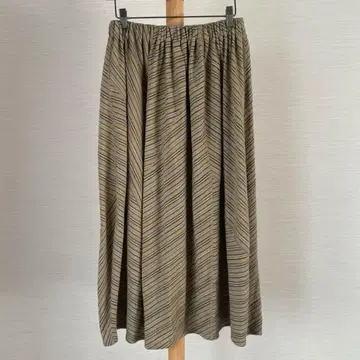 바바구리 멋진 보더 울 스커트