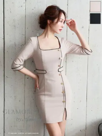 GLAMOROUS by Andy 베이지 드레스 S 사이즈