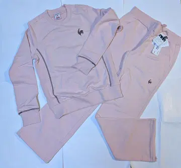르꼬끄 핑크 긴팔 트레이닝복 상하의 맨투맨 로고 자수 셋업 M