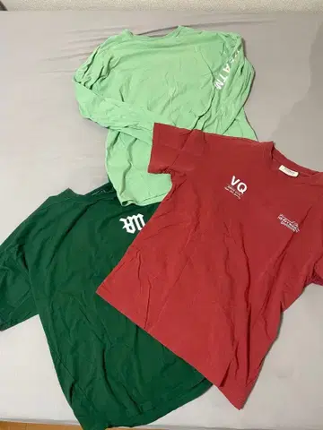 VANQUISH S & X-VEATM S M 셔츠 3세트