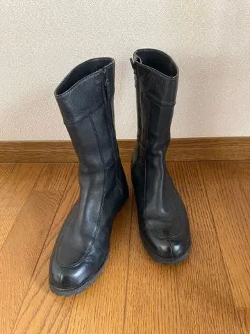 허시파피 고어텍스 발수 부츠 방한 블랙 사이즈 23.5 천연 가죽