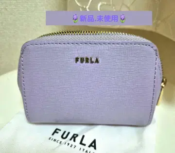 FURLA 라벤더 가죽 파우치