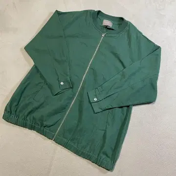 새상품급 선착순 더블 포커스 캐주얼 자켓 L 사이즈 그린