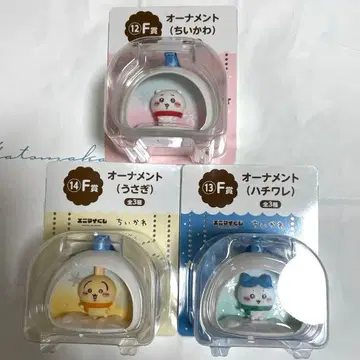 치이카와 오너먼트 3개 세트 치이카와 하치와레 토끼