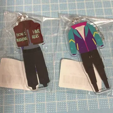 밀키 서브웨이 카트 맥스 아크릴 키링 2개 세트