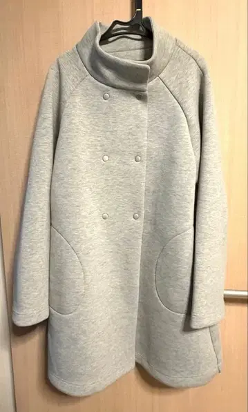 JUNO 그레이 맨투맨 코트