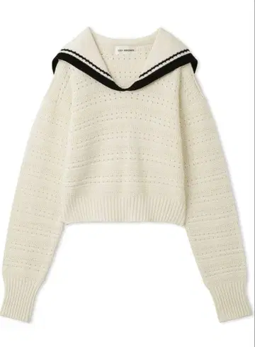 lilybrown 릴리 브라운 세일러 니트탑 니트 세일러 카라