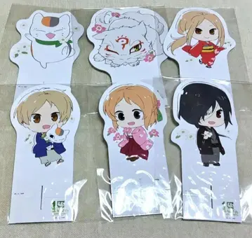 나츠메 우인장 15주년 콜라보 카페 파세라 캐릭터 스탠드 세트