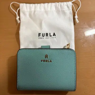 FURLA 스카이블루 접이식 지갑 수납 가방 포함