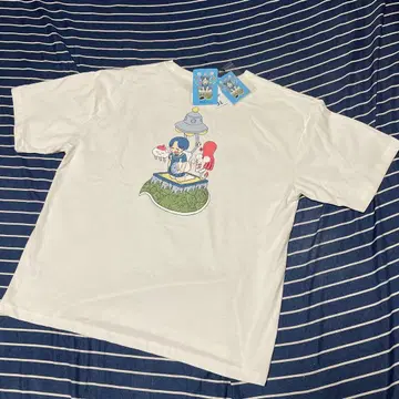 아메미야 씨 화이트 T셔츠 새상품 3L