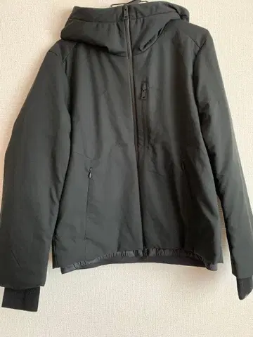 글로벌 워크 써모라이트 후드 블루종 블랙 S 사이즈