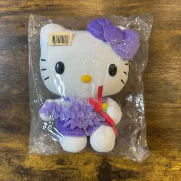 새상품 키티 헬로키티 봉제 인형 홋카이도 한정 2013년 라벤더