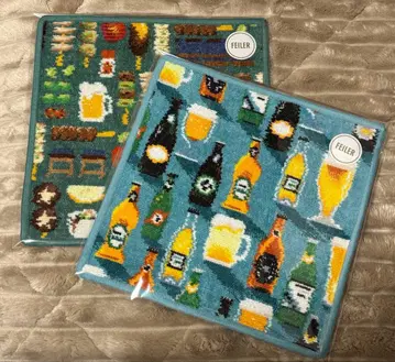 FEILER 타월 손수건 러브러리 파티 일단 맥주로 2장 세트